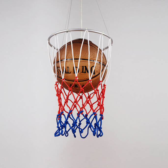 Lámpara colgante de baloncesto retro creativo de 1 luz 