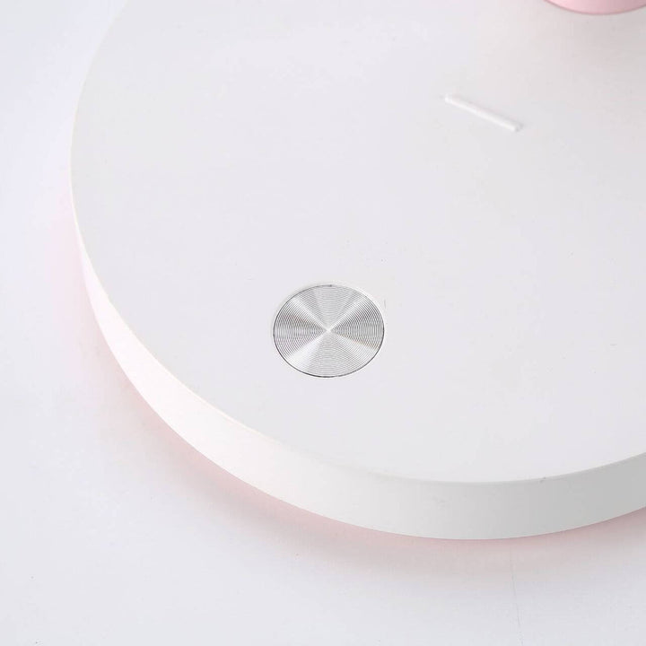 Modern Minimalist Plastic Long Shade Round Base Touch Charging LED Desk Lamp for Bedroom