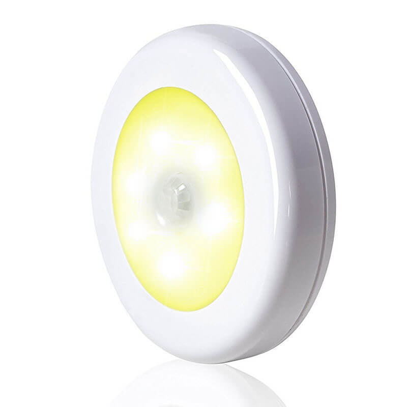 Smart Human Body Sensing Round LED Night Light Wall Sconce Lamp