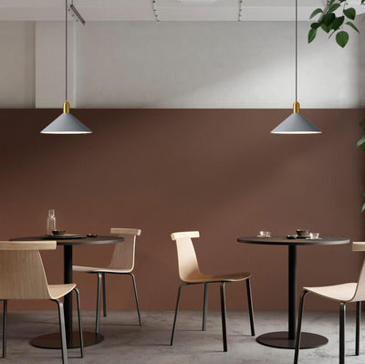 Nordic Minimalist Iron Triangle Cone 1-Light Pendant Light
