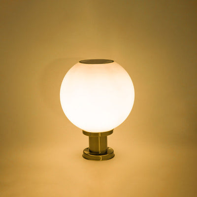 Solar-LED-Edelstahl-Acryl-Rundkopf-Hof-LED-Pfad-Lampe 