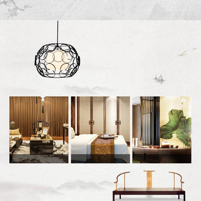 Moderne créatif fer forgé 1-lumière suspension 
