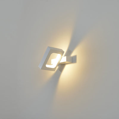 مصباح حائط LED دوار مسطح مربع بتصميم حديث وبسيط 