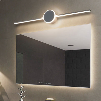 Nordic Minimalist Long Disc LED Vanity Light Wall Sconce Lamp