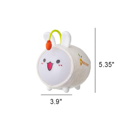 Modern Creative Plush Doll Rabbit Colorful Remote Control Pat Night Light Table Lamp