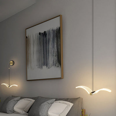 Modern Minimalist Creative Seagull LED Wall Sconce Lamp
