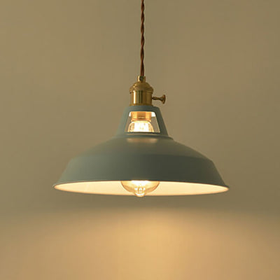 Modern Minimalist Macaroon Iron 1-Light Pendant Light