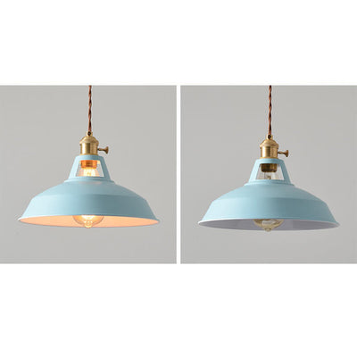 Modern Minimalist Macaroon Iron 1-Light Pendant Light