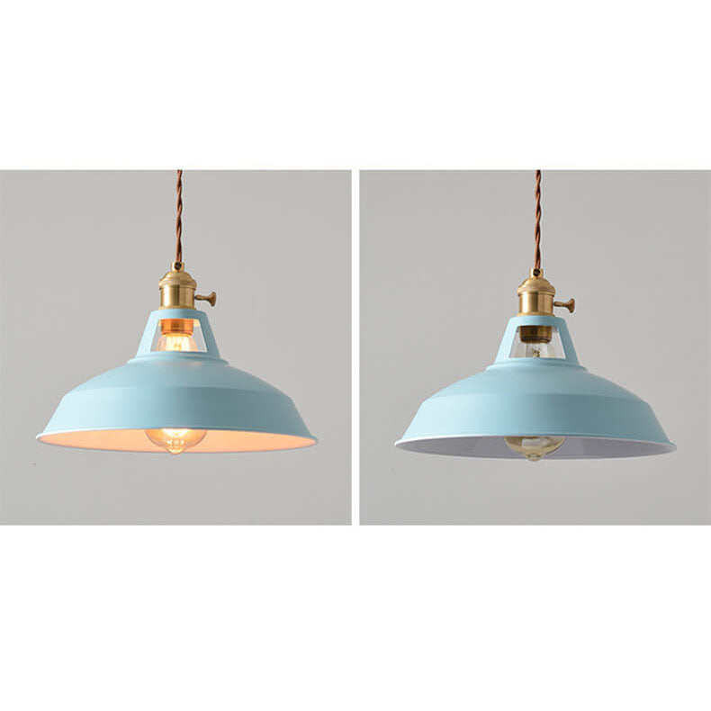 Modern Minimalist Macaroon Iron 1-Light Pendant Light