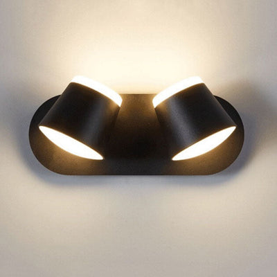 Nordic Rotatable Cylinder Shade 1/2/3 Light LED  Wall Sconce Lamp