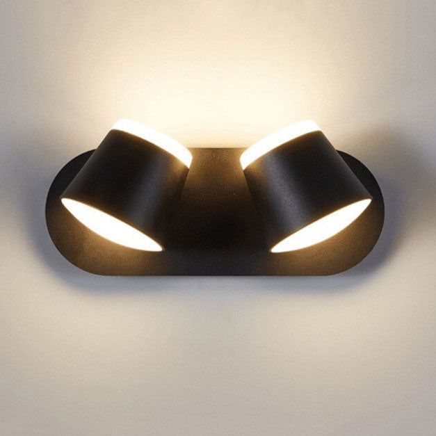 مصباح حائط LED بظل أسطواني دوار نورديك 1/2/3 