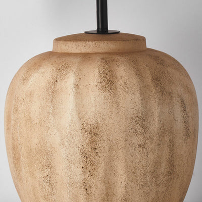 Creative Handmade Ceramic Bottle Design 1-Light Table Lamp
