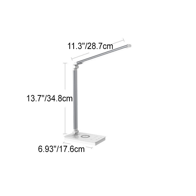 Minimalist Intelligent Square Bar Foldable USB LED Desk Lamp