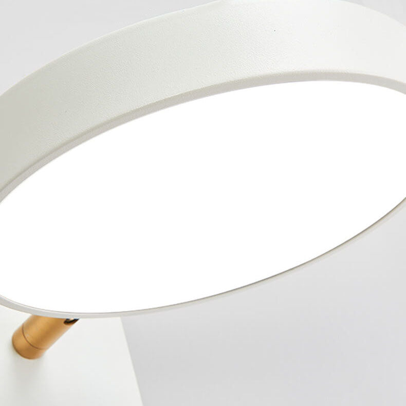 Nordic Simple Round Rotatable Switch LED Reading Wall Sconce Lamp