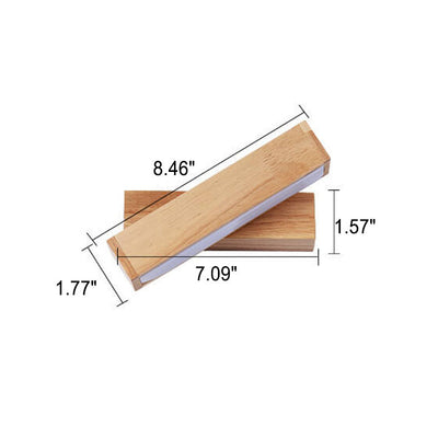 Simple Log Wooden Rectangular Rotatable LED Wall Sconce Lamp