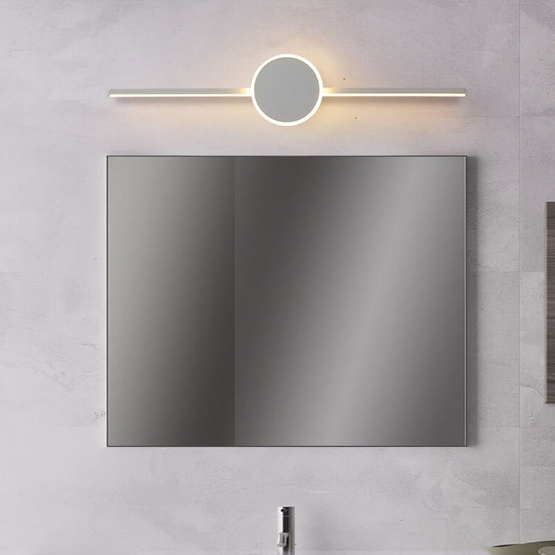 Nordic Minimalist Long Disc LED Vanity Light Wall Sconce Lamp