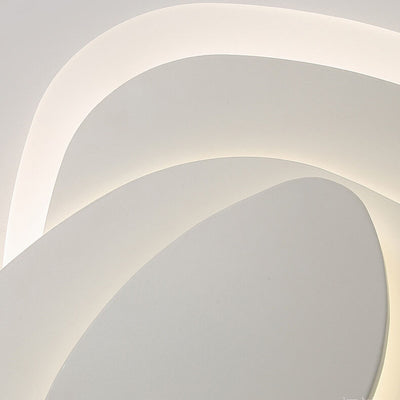 Nordische einfache geometrische schmiedeeiserne LED-Deckenleuchte aus Acryl