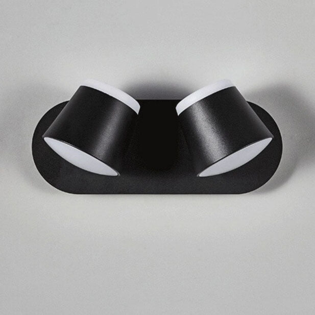 Nordic Rotatable Cylinder Shade 1/2/3 Light LED  Wall Sconce Lamp