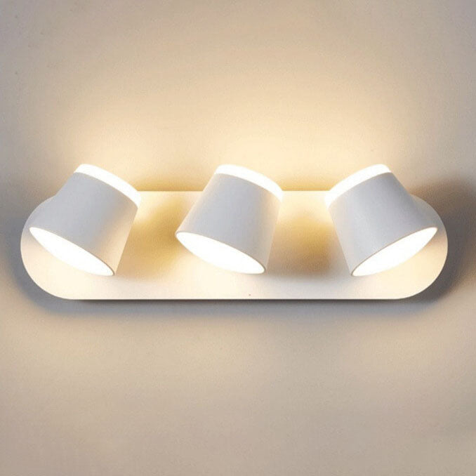 Nordic Rotatable Cylinder Shade 1/2/3 Light LED  Wall Sconce Lamp