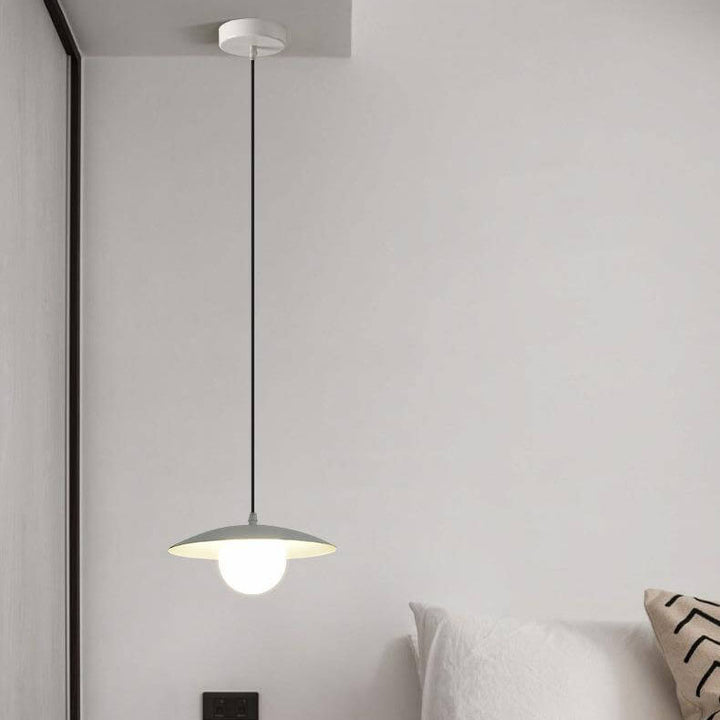 Candelabro de isla de 3 luces de hierro y vidrio blanco puro minimalista moderno 