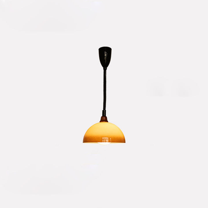 Japanische Vintage Wabi-Sabi Glas Pendelleuchte mit 1 Leuchte 
