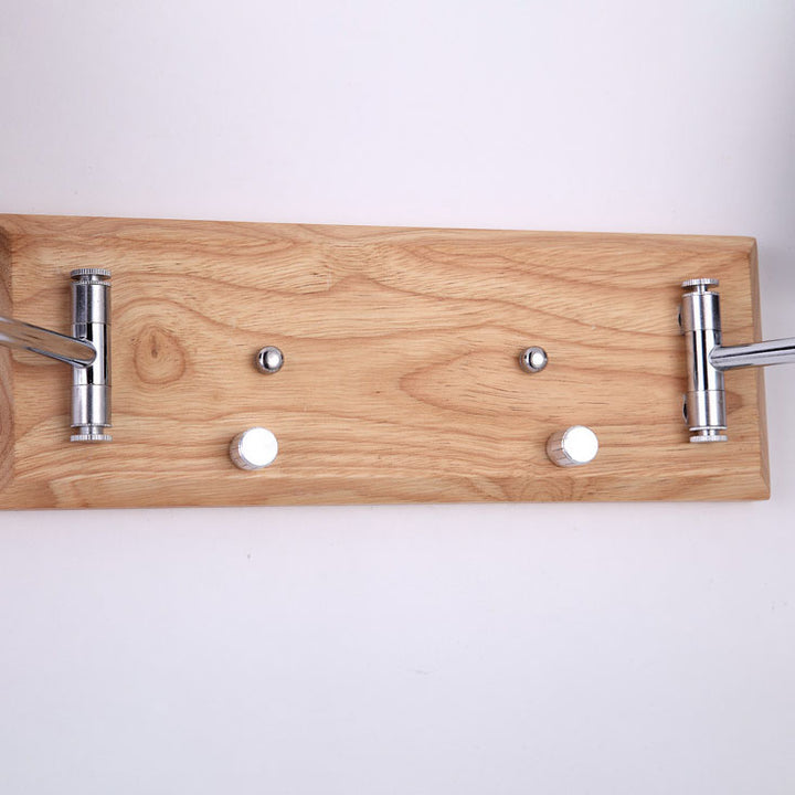 Zeitgenössische nordische Wandleuchte aus Eisen, Stoff und Kiefernholz in Schmetterlings-Kegelform, 1/2-flammig, für Wohnzimmer &amp; Schlafzimmer 