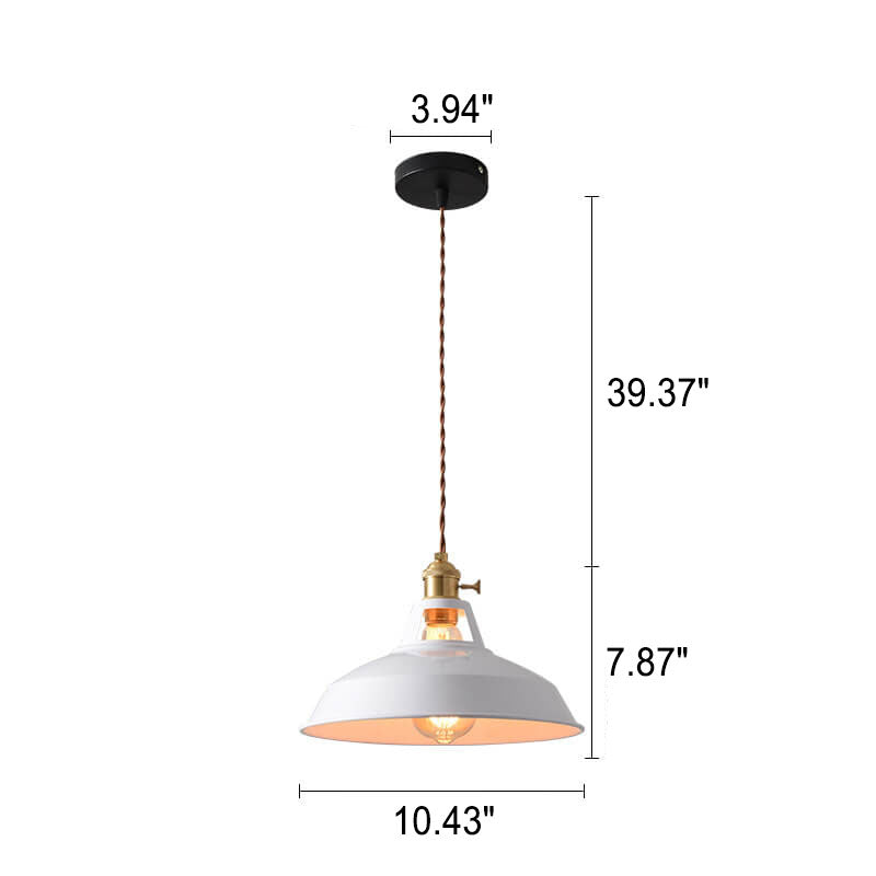 Moderne, minimalistische Makronen-Eisen-1-Licht-Pendelleuchte 