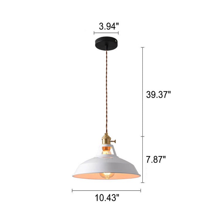 Moderne, minimalistische Makronen-Eisen-1-Licht-Pendelleuchte 
