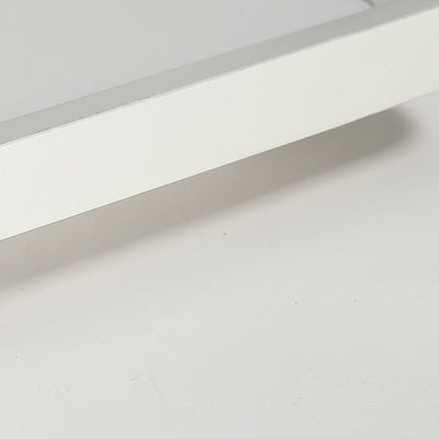 إضاءة LED مثبتة على السقف مستطيلة الشكل من الحديد والألمنيوم بتصميم حديث وبسيط 