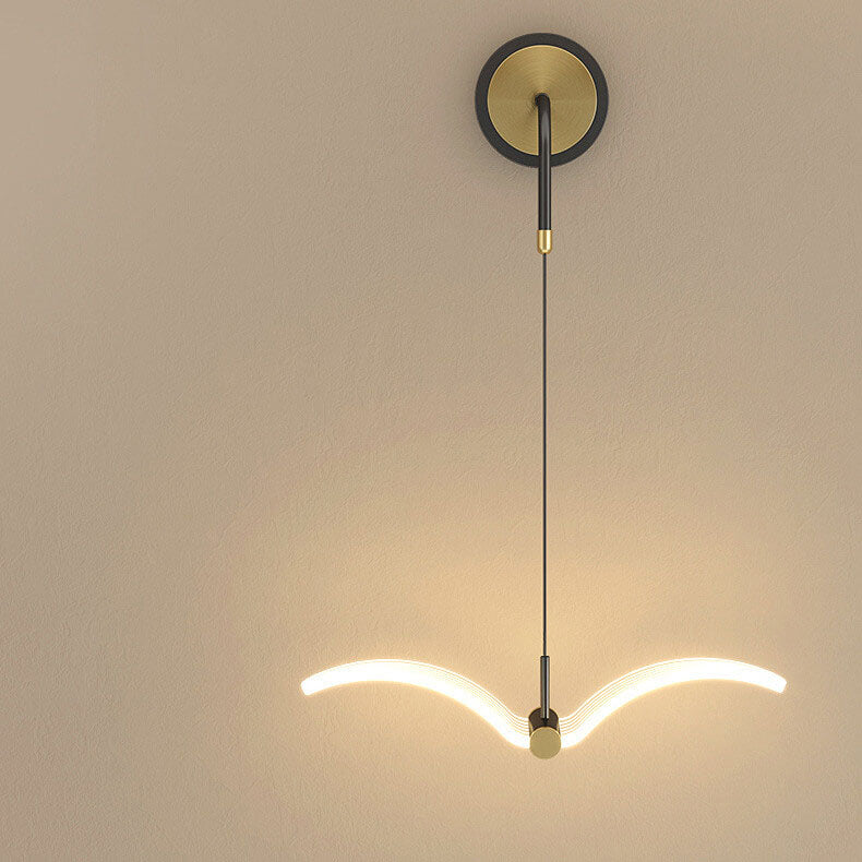 Modern Minimalist Creative Seagull LED Wall Sconce Lamp