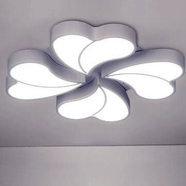 Modern Creative Clover Acrylic LED Flush Mount Ceiling Light