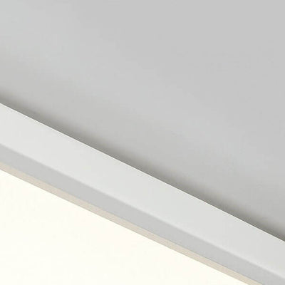 إضاءة LED مثبتة على السقف مستطيلة الشكل من الحديد والألمنيوم بتصميم حديث وبسيط 