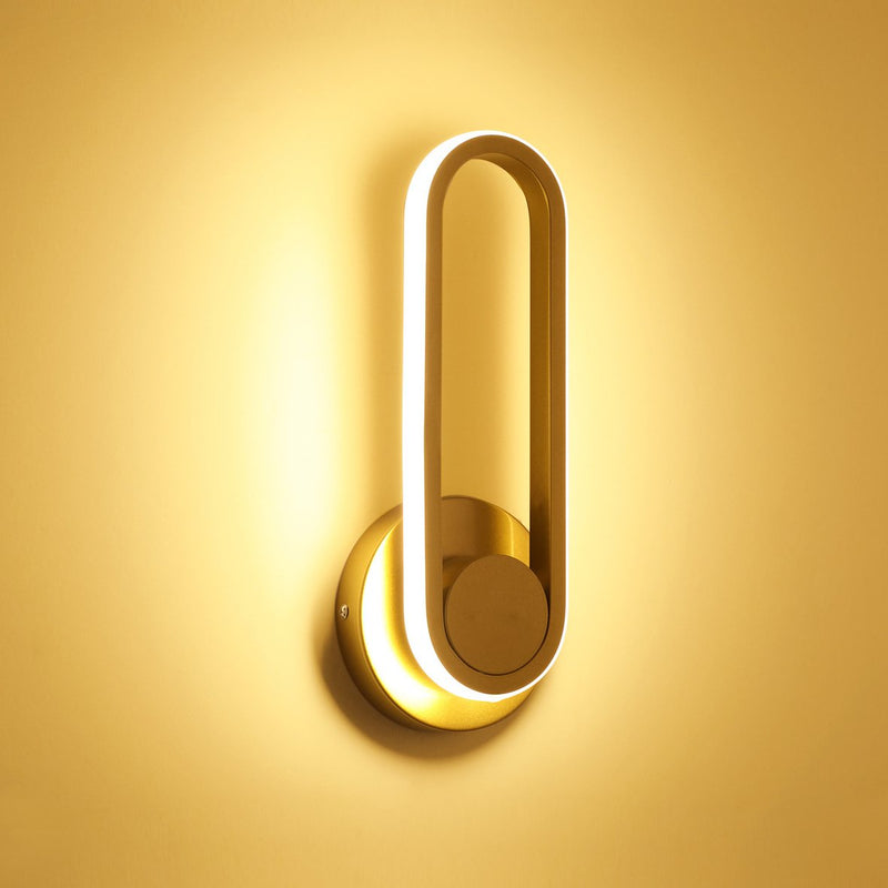 Nordic Modern Rotating 1-Light LED Wall Sconce Lamp