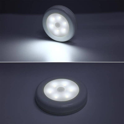 Smart Human Body Sensing Round LED Night Light Wall Sconce Lamp