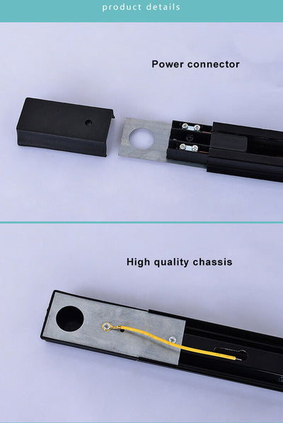 Accessoires d'éclairage sur rail à LED pour rail d'éclairage sur rail à adaptations multiples 
