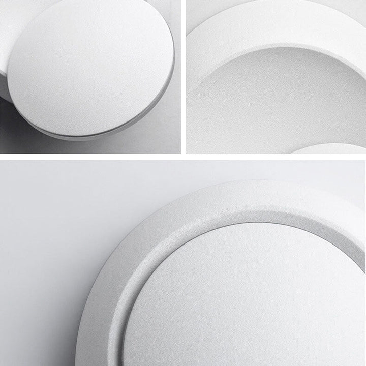Lámpara de Aplique de Pared LED Esmerilada Redonda Minimalista Moderna 