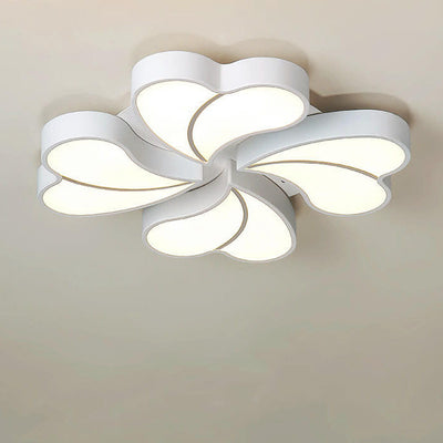 Modern Creative Clover Acrylic LED Flush Mount Ceiling Light