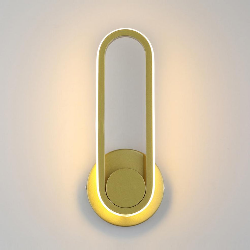 Nordic Modern Rotating 1-Light LED Wall Sconce Lamp
