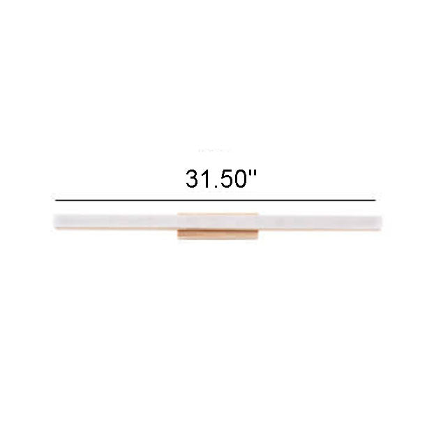 Lámpara de pared LED con espejo anti-vaho impermeable de acrílico moderno 