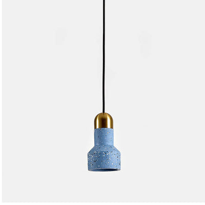 Nordische bunte Terrazzo 1-Licht Pendelleuchte 