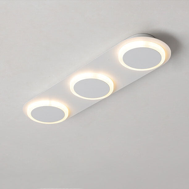 Minimalist Long Bar 3/4/5 Light  LED Flush Mount Ceiling Light