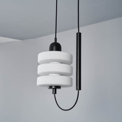 Minimalist Creative Frosted Glass Lantern 1-Light LED Pendant Light