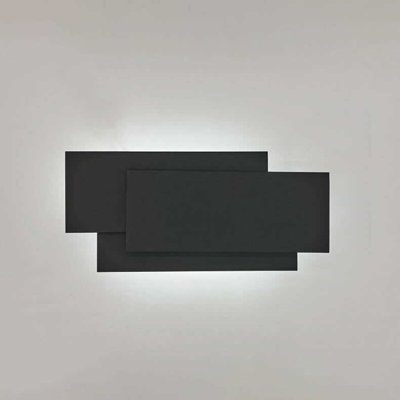 Minimalist Aluminum Square Stacked LED Wall Sconce