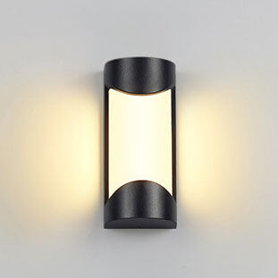 Modern Cylinder Outdoor Waterproof LED Wall Sconce Lamp