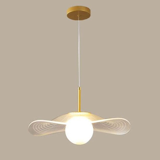 Modern Acrylic Mushroom 1-Light LED Pendant Light