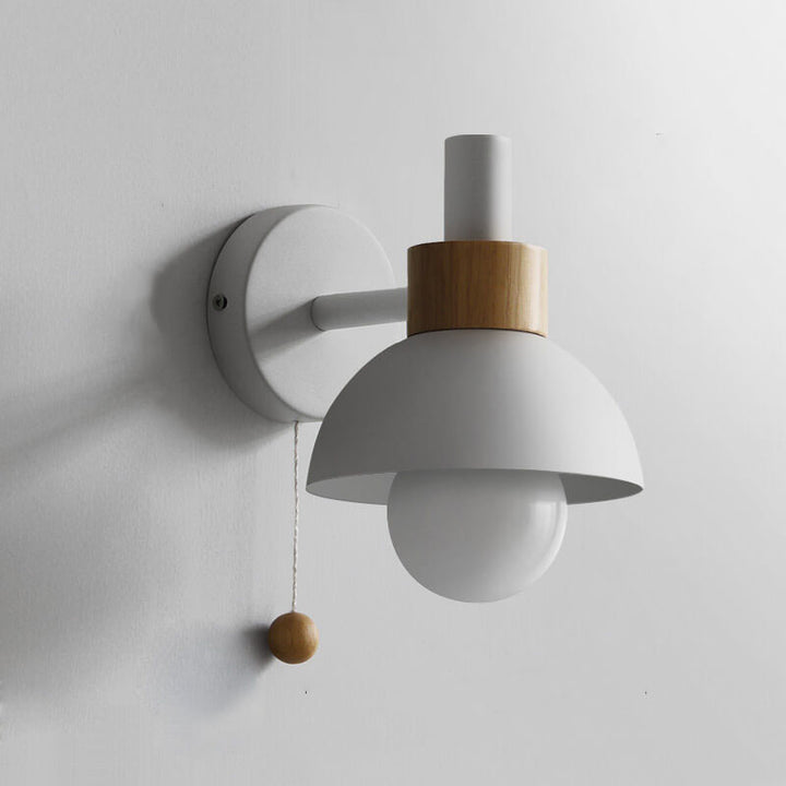 Nordic Macaron Globe 1-Light Wall Sconce Lamp