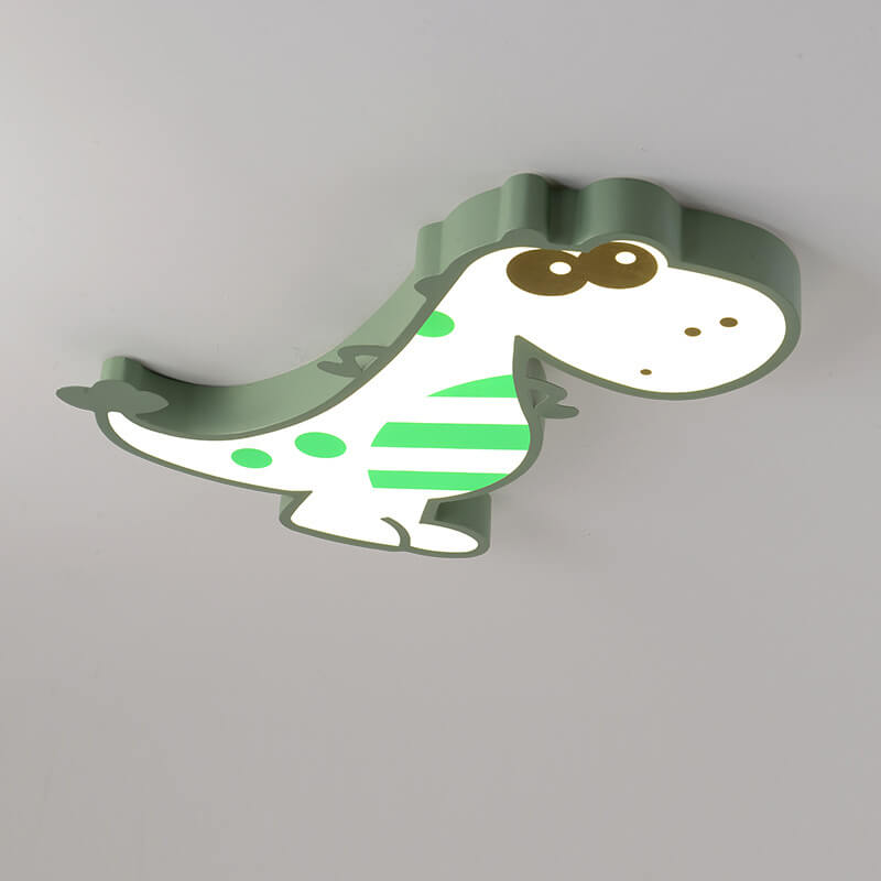 Cartoon Creative Dinosaur LED Flush Mount Ceiling Light