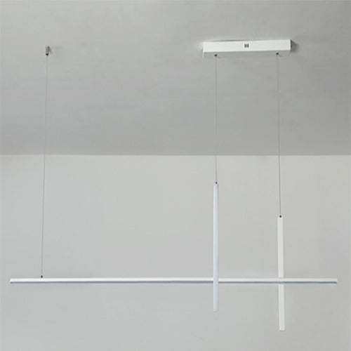 Moderne minimalistische Langlinien-LED-Kronleuchter 