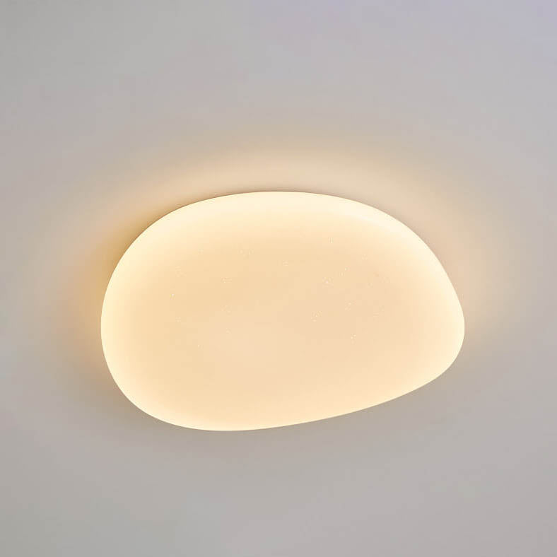 Modern Pebble Stone Star Effect LED Flush Mount Ceiling Light