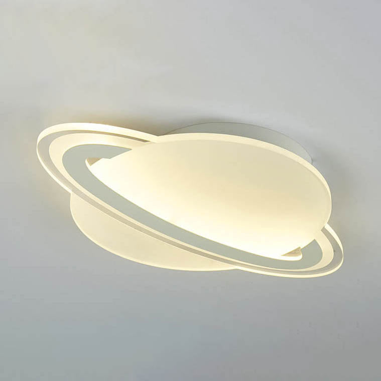 Kreative Acryl-Globus-Planet LED-Deckenleuchte für Aufputz- und Halbeinbau 